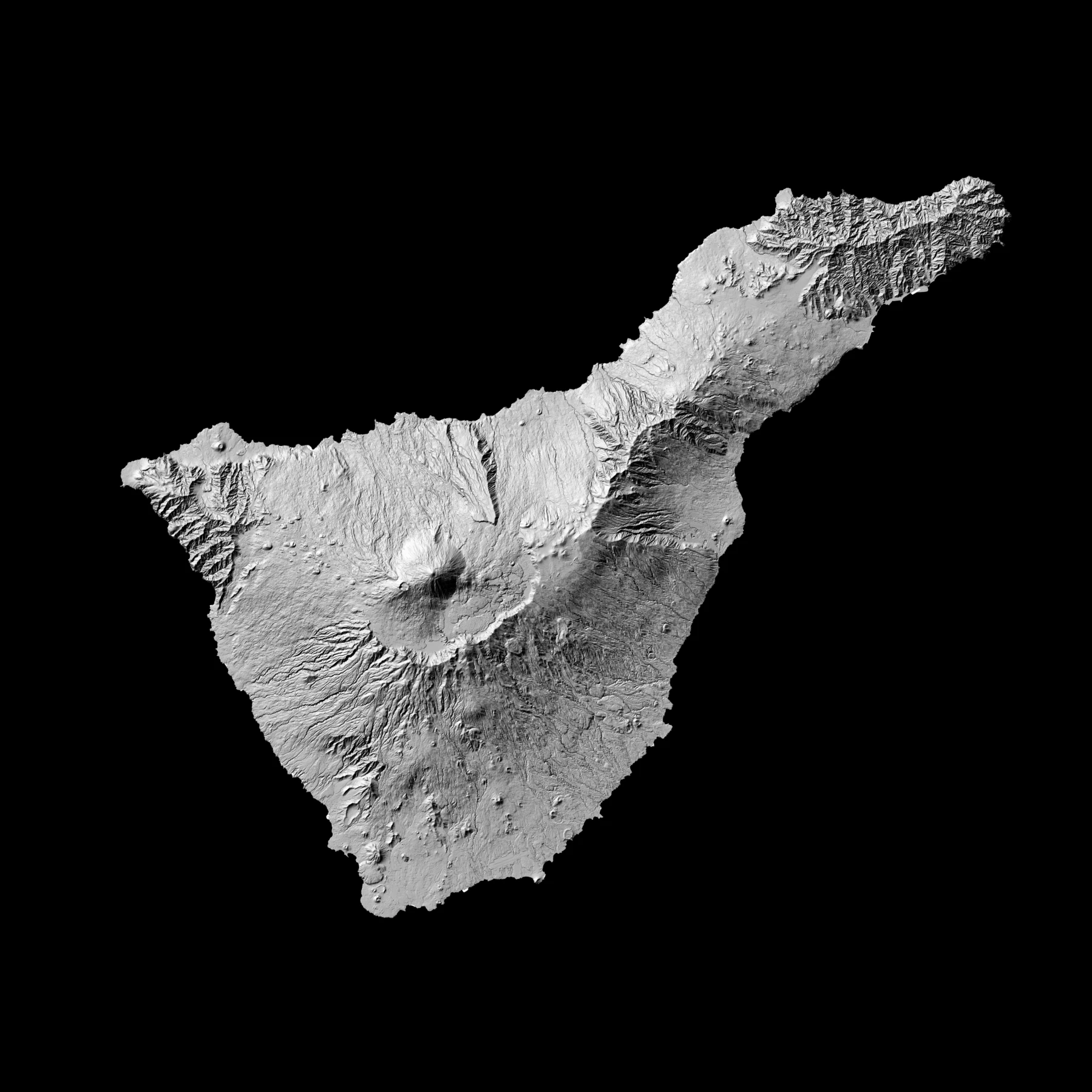 tenerife terrain render